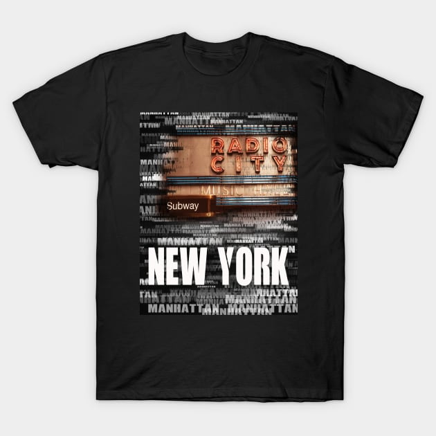 new york T-Shirt by martian